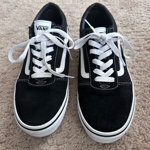 Vans Canvas Old Skool Black & White Shoes